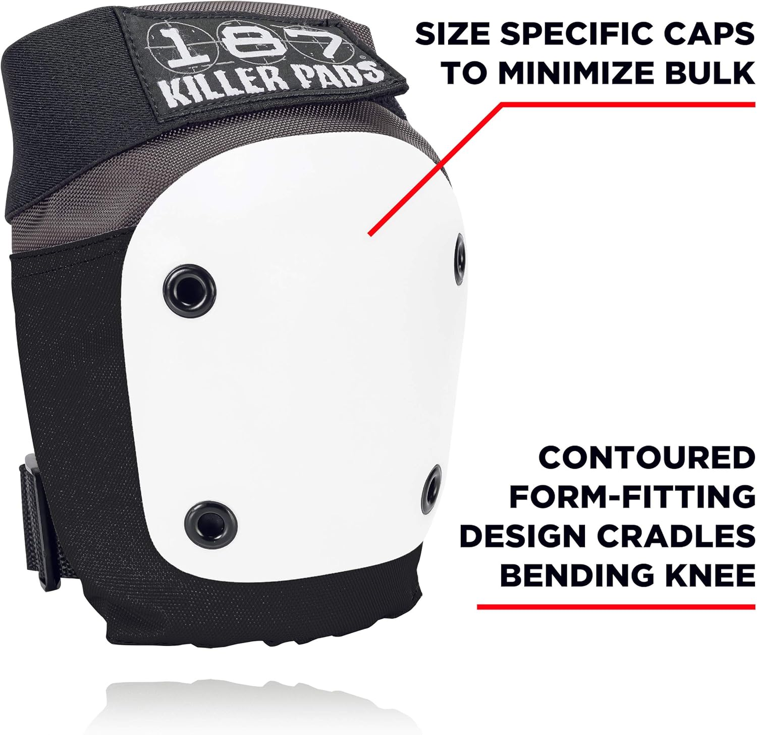 Thumbnail 2 de 187 Killer Pads Fly Knee Pad Medium grey/white 🛹