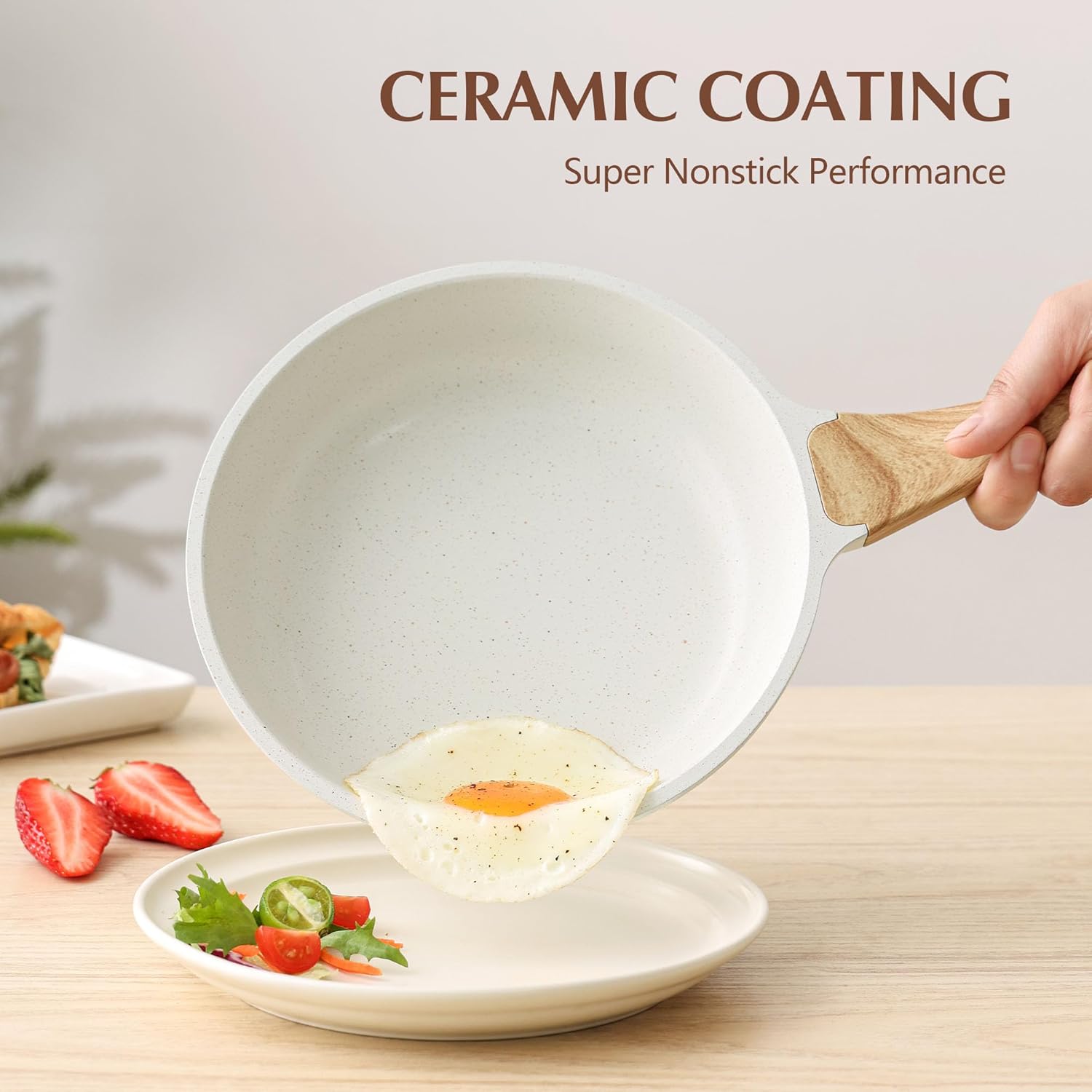Thumbnail 1 de SENSARTE Ceramic Frying Pan 10-inch