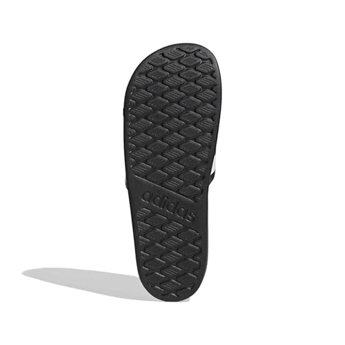 Detalle de Adidas Adilette Comfort 2.0 Slides – Unisex, Core Black/Ftwr White/Carbon, Größe 46 EU