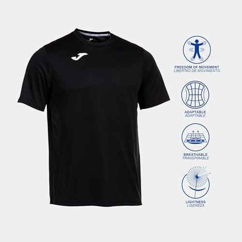 Thumbnail 1 de Joma Combi M/C, Maglietta Uomo Nero XL – Comfort, Libertà di movimento e asciugatura rapida