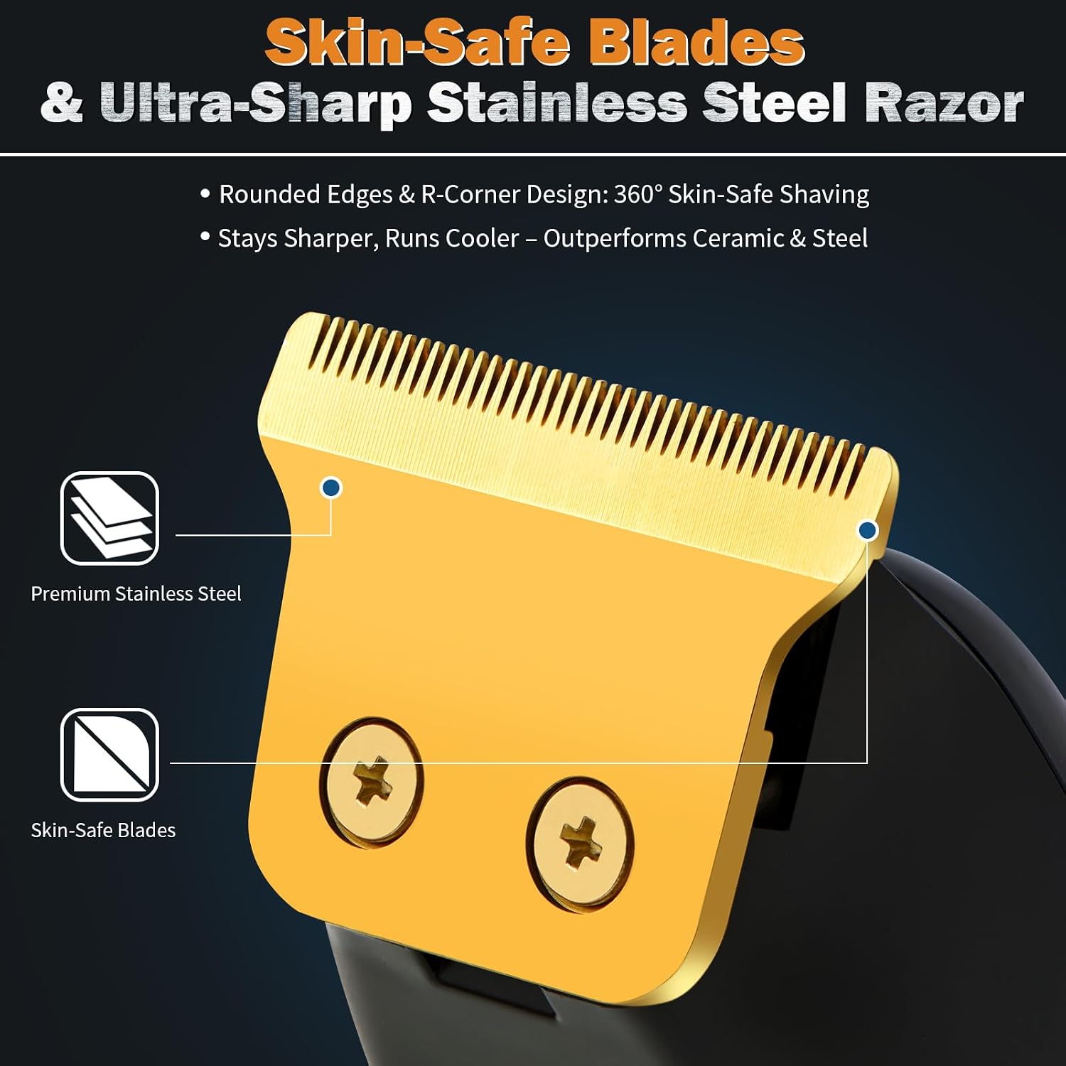 Thumbnail 1 de Elehomyou Beard Trimmer for Men (Rechargeable, Cordless) for Face, Neck & Body Grooming
