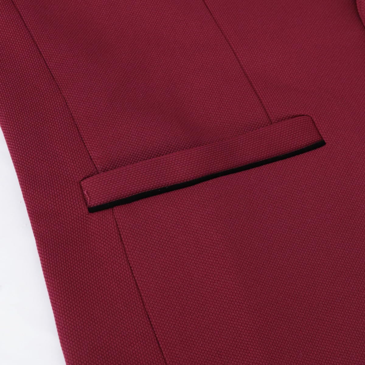 Detalle de Allthemen Blazer Homme Slim Fit – Veste de Costume élégante et polyvalente