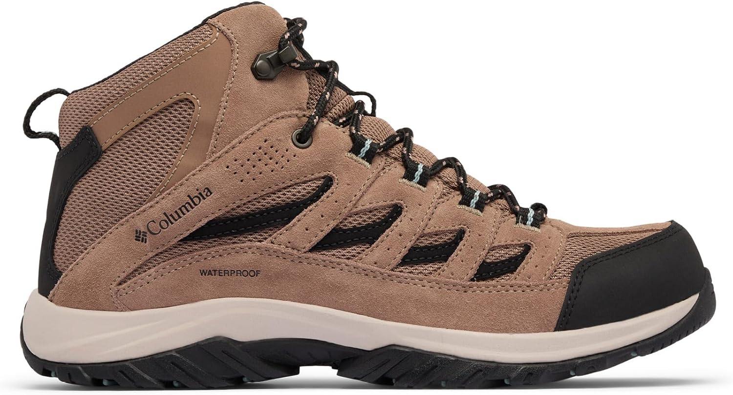 Detalle de Columbia Crestwood Mid Waterproof: bottes de trekking imperméables pour homme, taille moyenne
