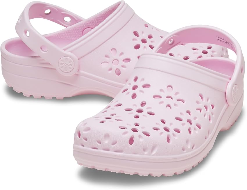 Thumbnail 5 de Crocs Classic Floral Cut Out Clog K zuecos 32/33
