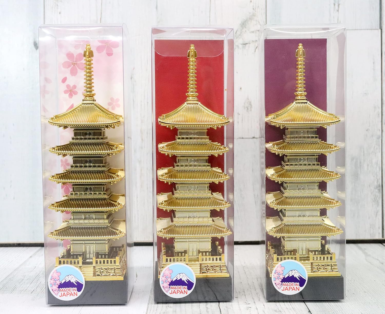 Thumbnail 5 de キャッスルエンタープライズ 日本製 五重塔フィギュア（桜）全長17cm
