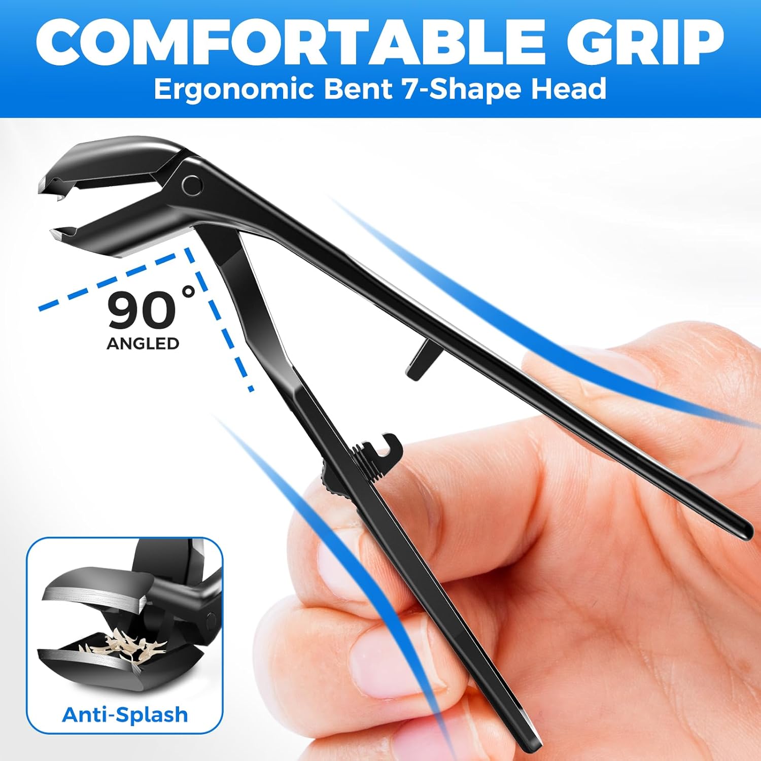 Detalle de Toenail Clippers for Seniors for Men Thick Toenails – 2026 Updated Ergonomic Heavy-Duty Cutter