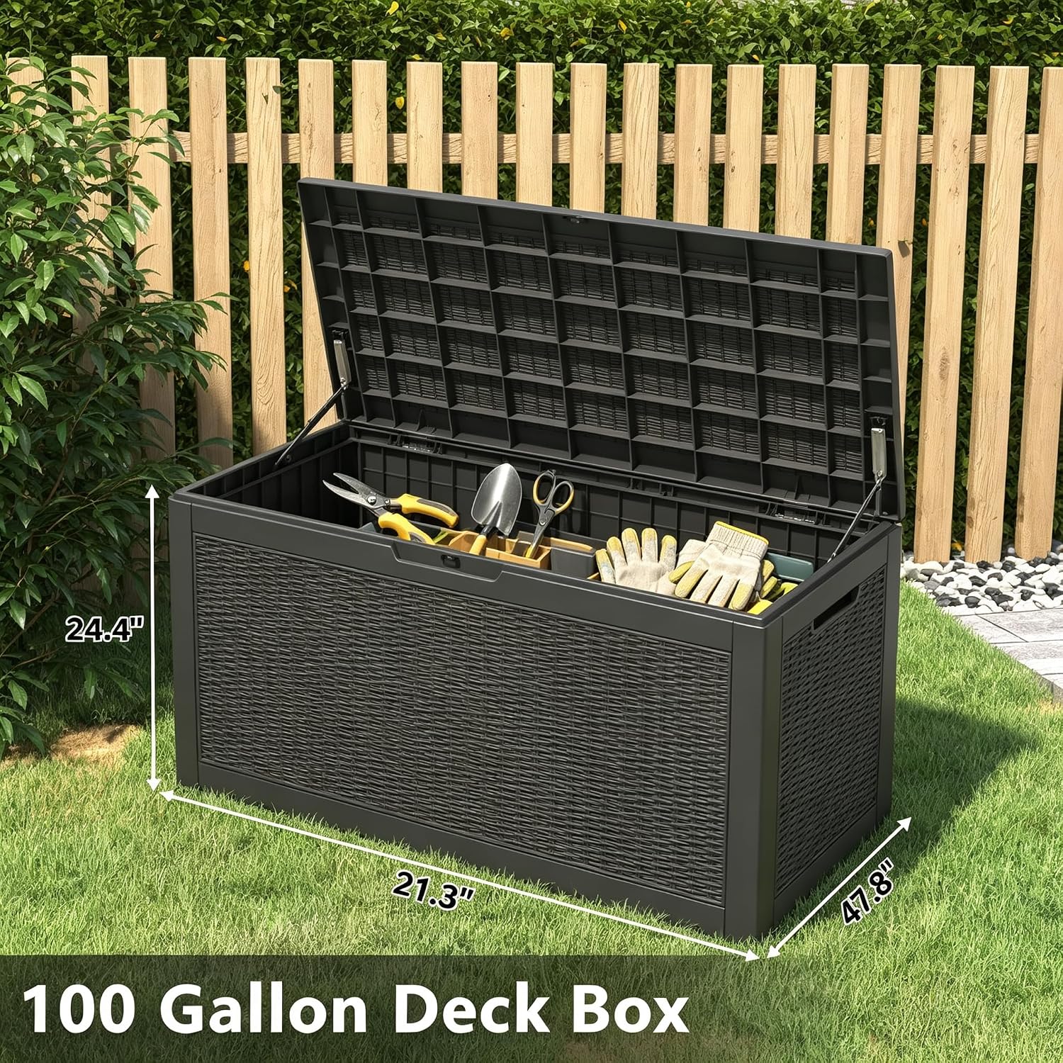 Detalle de Outdoor Storage Box 100-Gallon