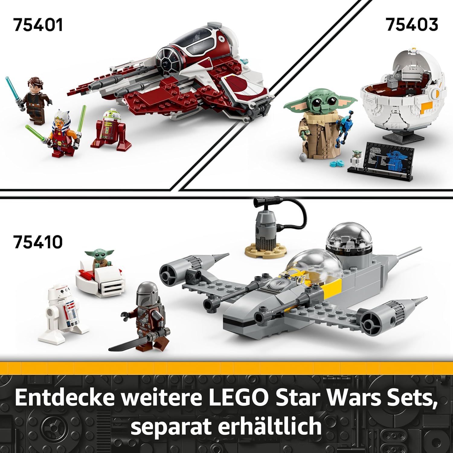 Thumbnail 6 de LEGO Star Wars 75402 ARC-170 Starfighter – Sammlerstück mit Klon-Piloten und R4-P44 (ab 9 Jahren)