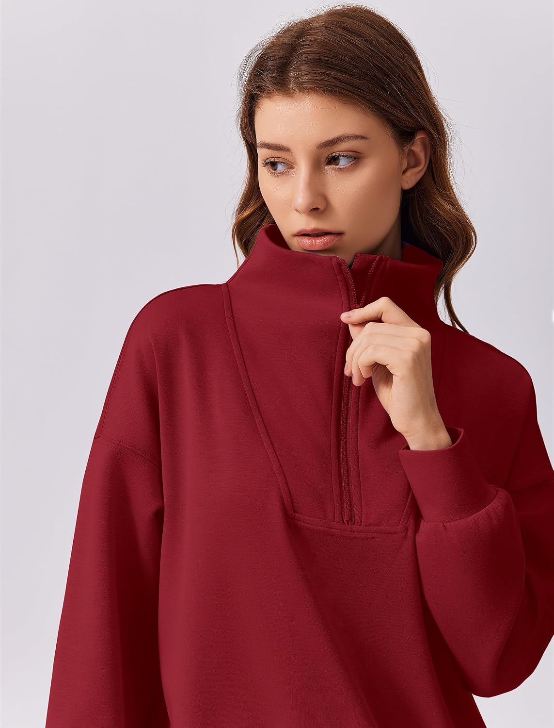 Detalle de PINSPARK pinspark tracksuit Women's Two-Piece Set, Oversized Sweatshirt & Wide-Leg Pants