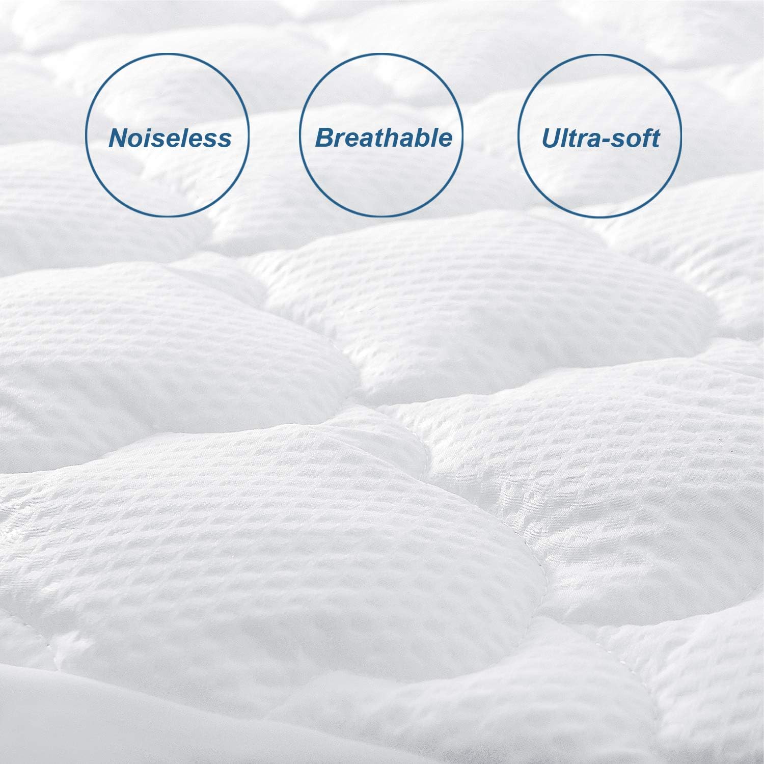 Detalle 2 de Queen Mattress Pad with 23-Inch Deep Pocket