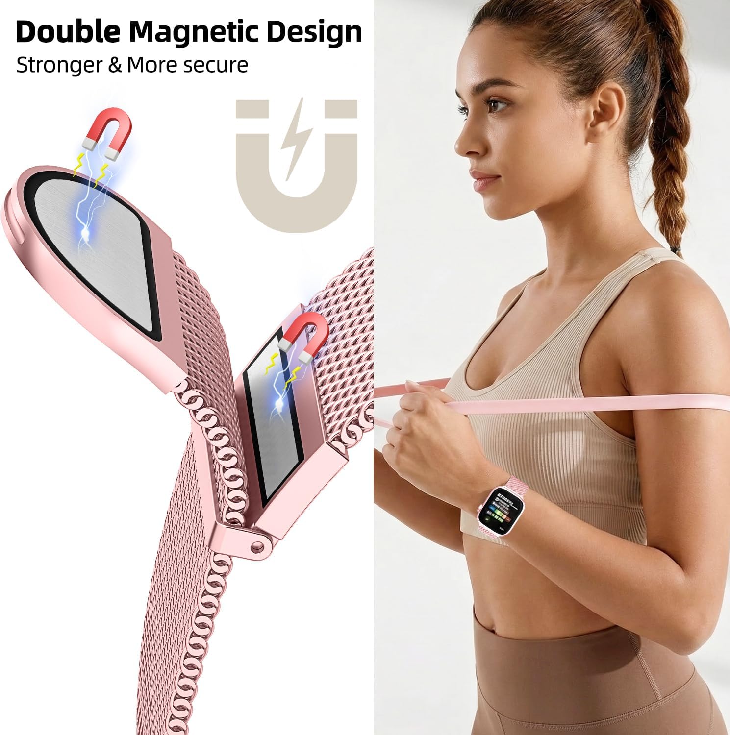 Detalle 2 de Higgs Strap Compatible with Apple Watch 42mm 46mm 45mm 44mm 41mm 40mm 38mm 49mm