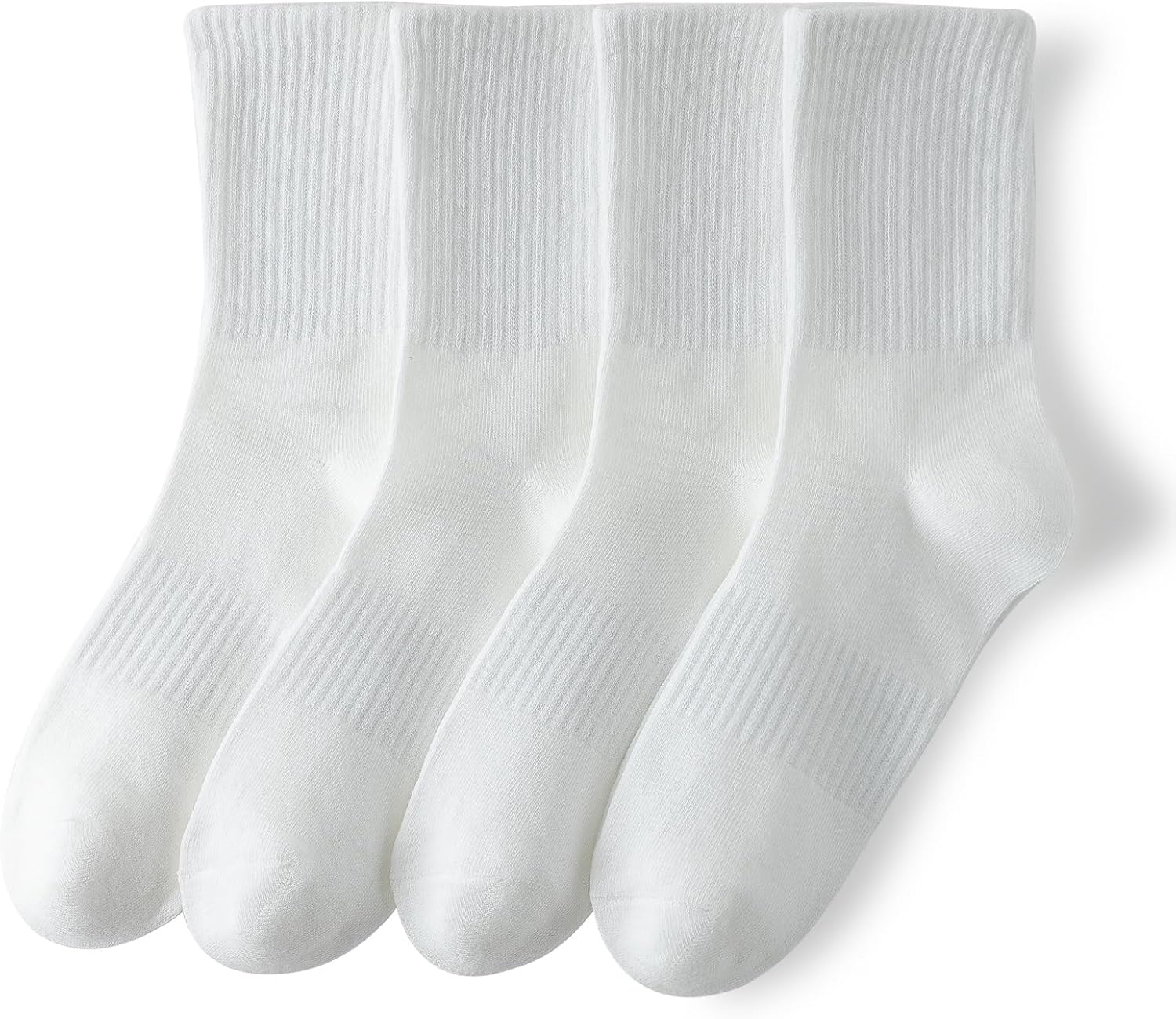 Detalle de YUWELL Striped Crew Socks 4 Pairs