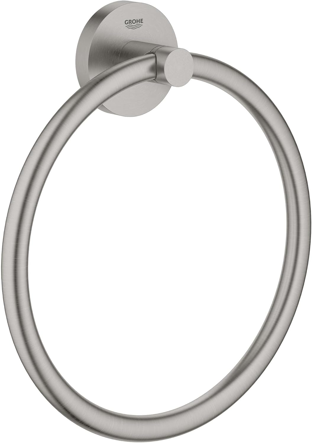 Thumbnail 4 de GROHE QuickFix Start: Portasciugamani ad anello metallo da 200 mm in cromo, montaggio semplice con QuickGlue