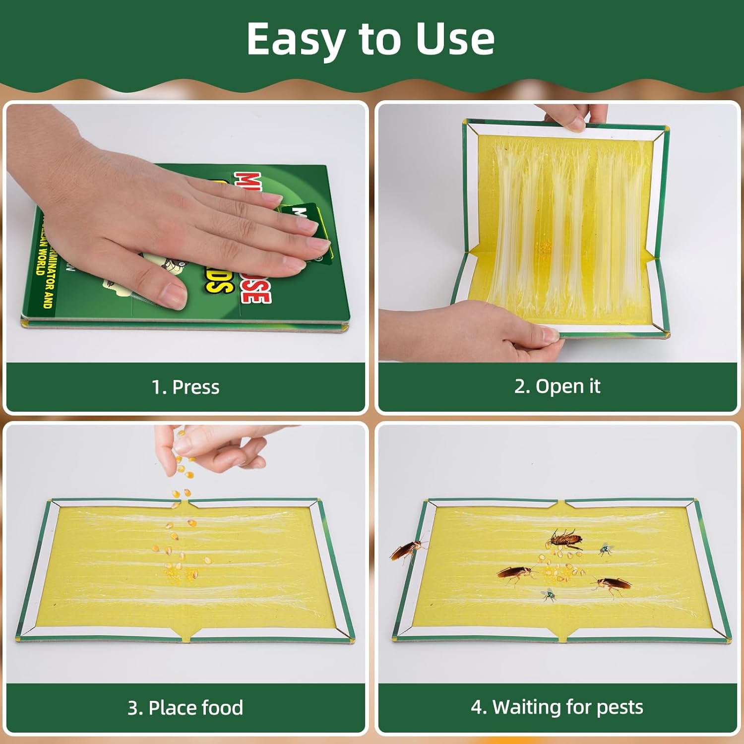 Thumbnail 2 de Mehani Sticky Pest Traps 12-pack glue boards 🪲