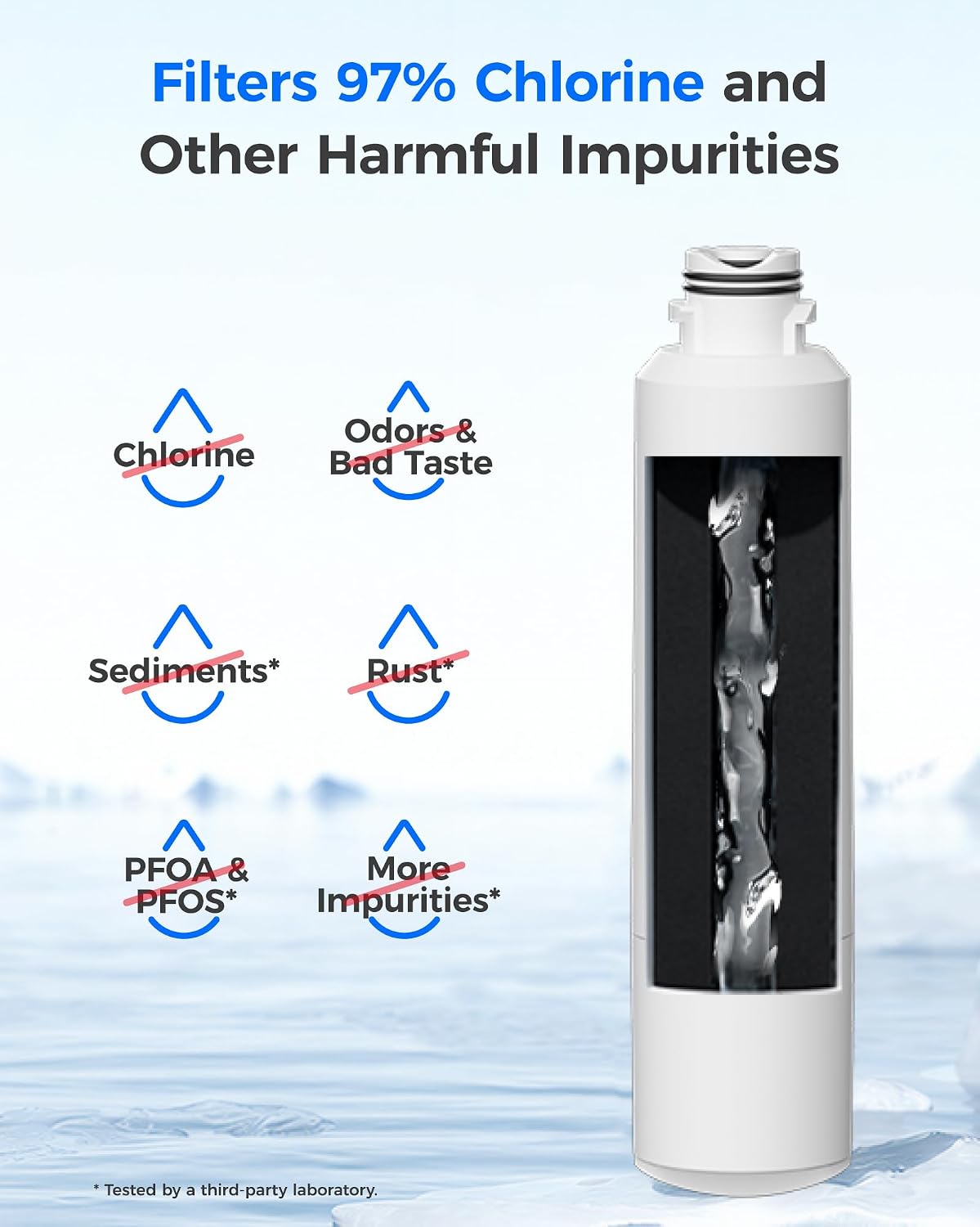 Detalle de Waterdrop refrigerator water filter WD-F27