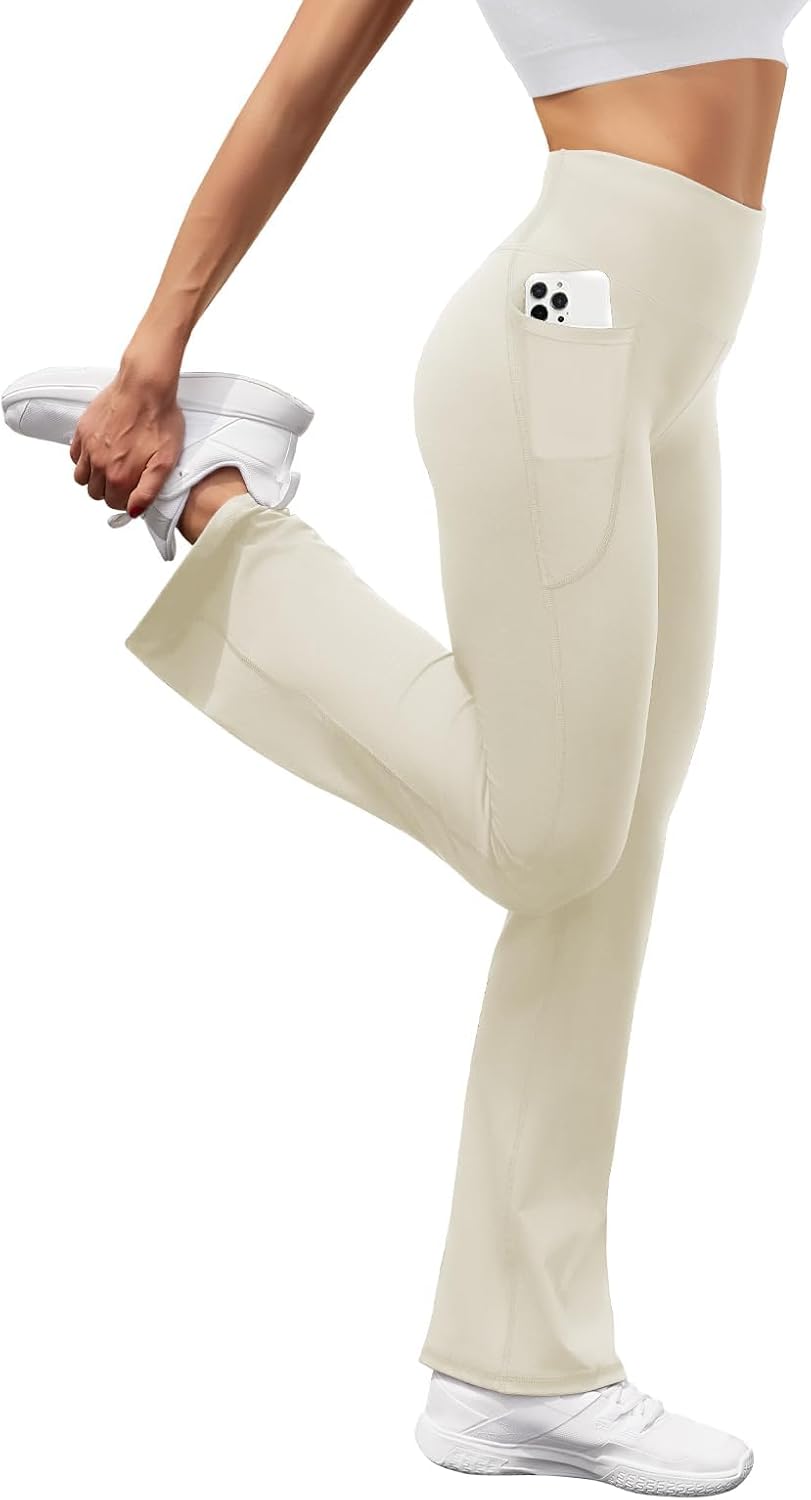 Thumbnail 3 de Glacspyg Yoga Pantalons femme taille haute avec poches – jogging casual stretch