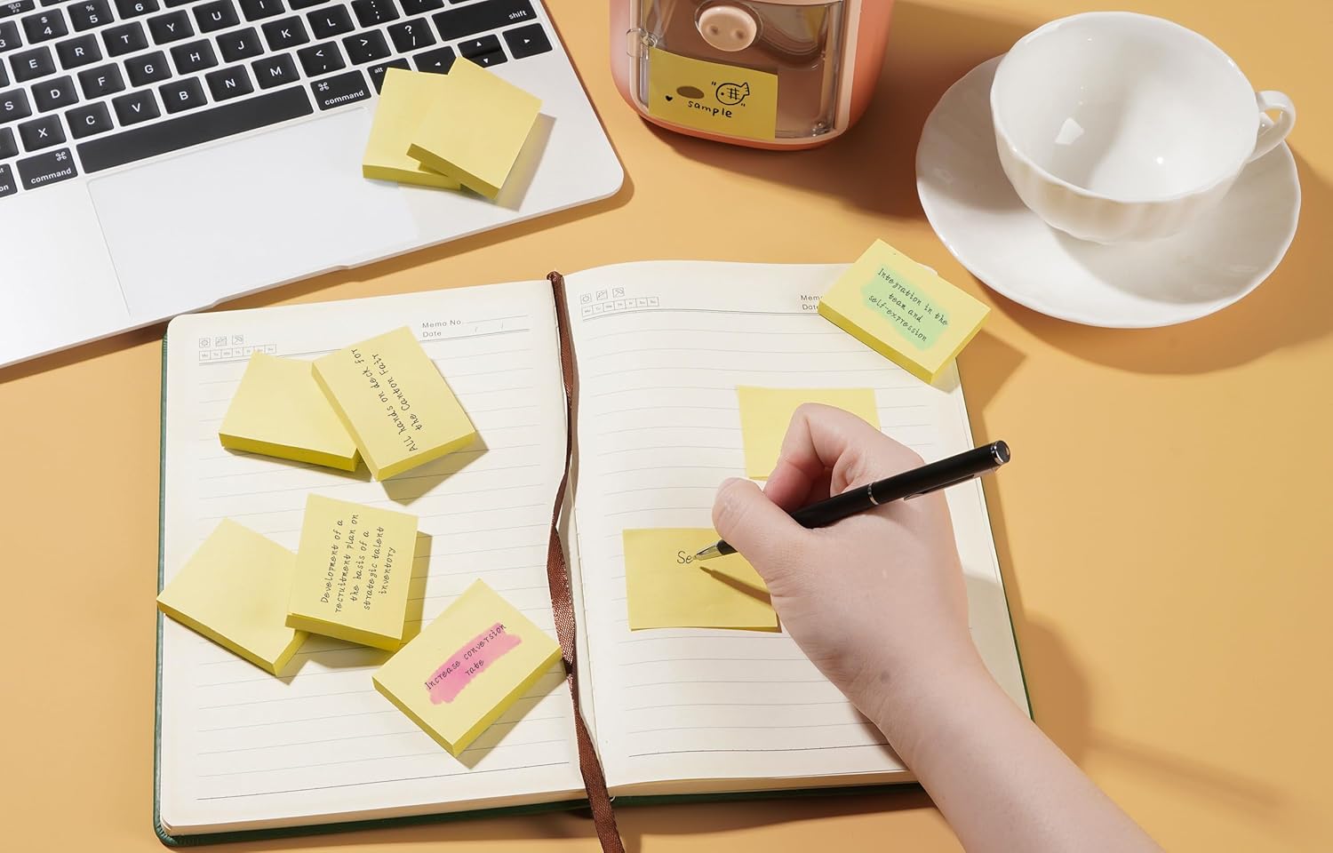 Thumbnail 3 de Gelbe Haftnotizen 51 x 38 mm – 36 Blöcke mit 70 Blättern, Post-its für Büro, Schule & Zuhause