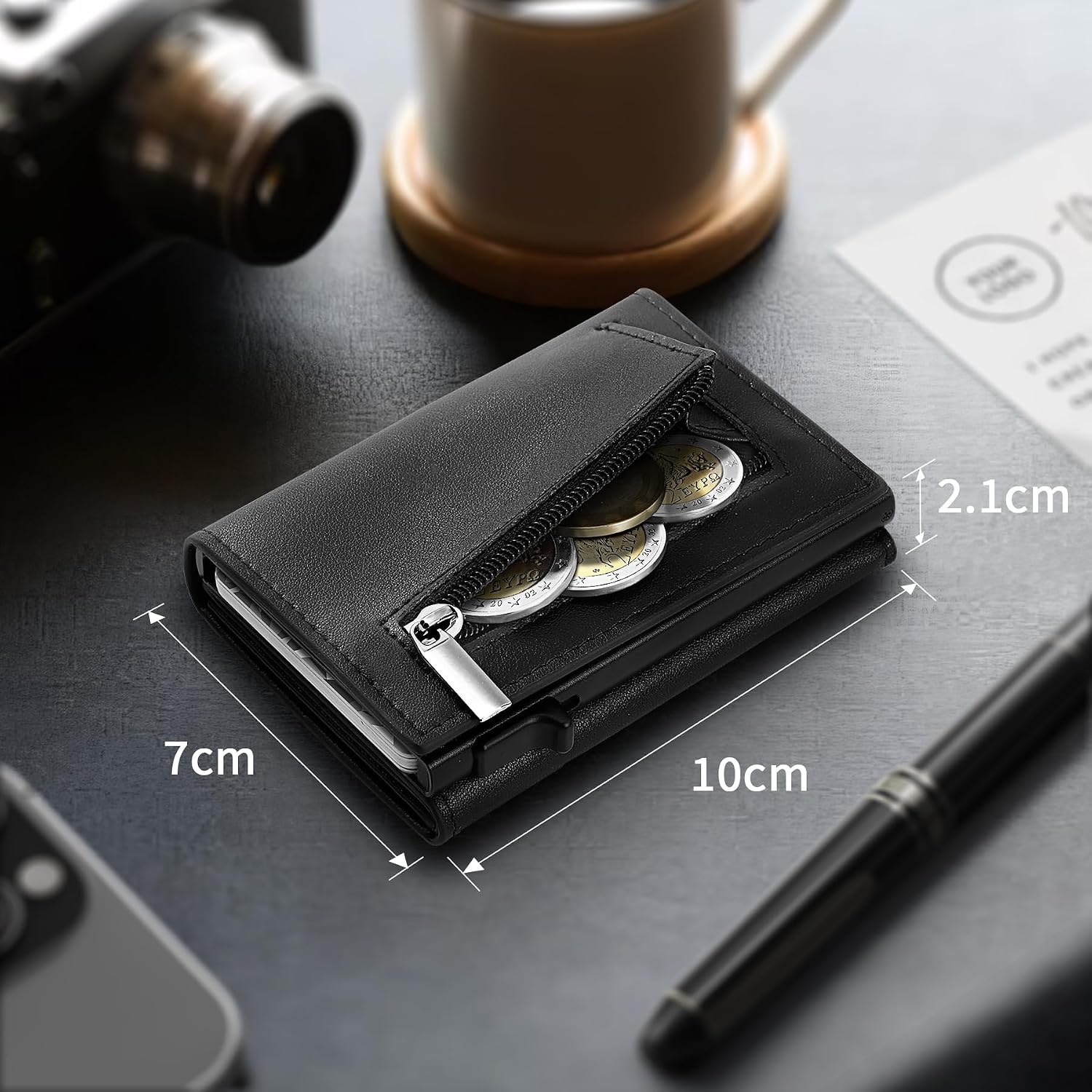 Detalle 1 de TENBST Portafoglio Slim 10 cm 💼