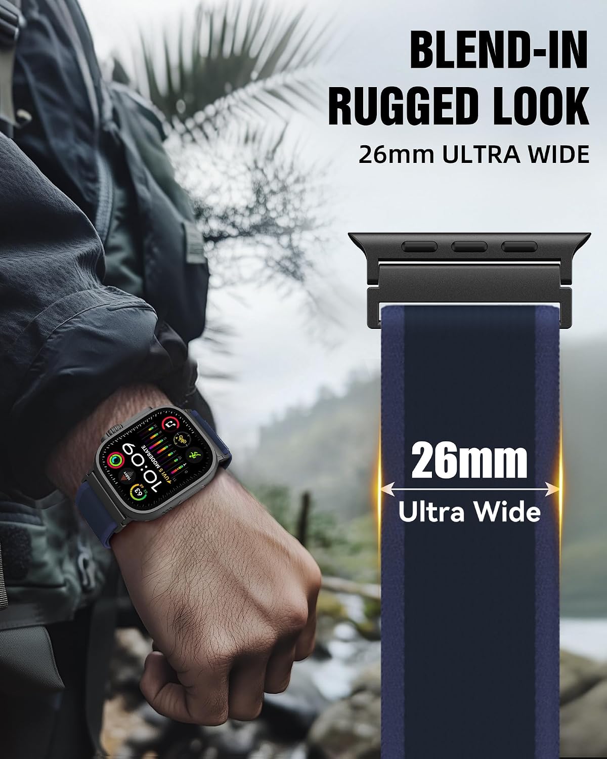 Thumbnail 3 de Higgs Trail Loop Nylon Watch Strap