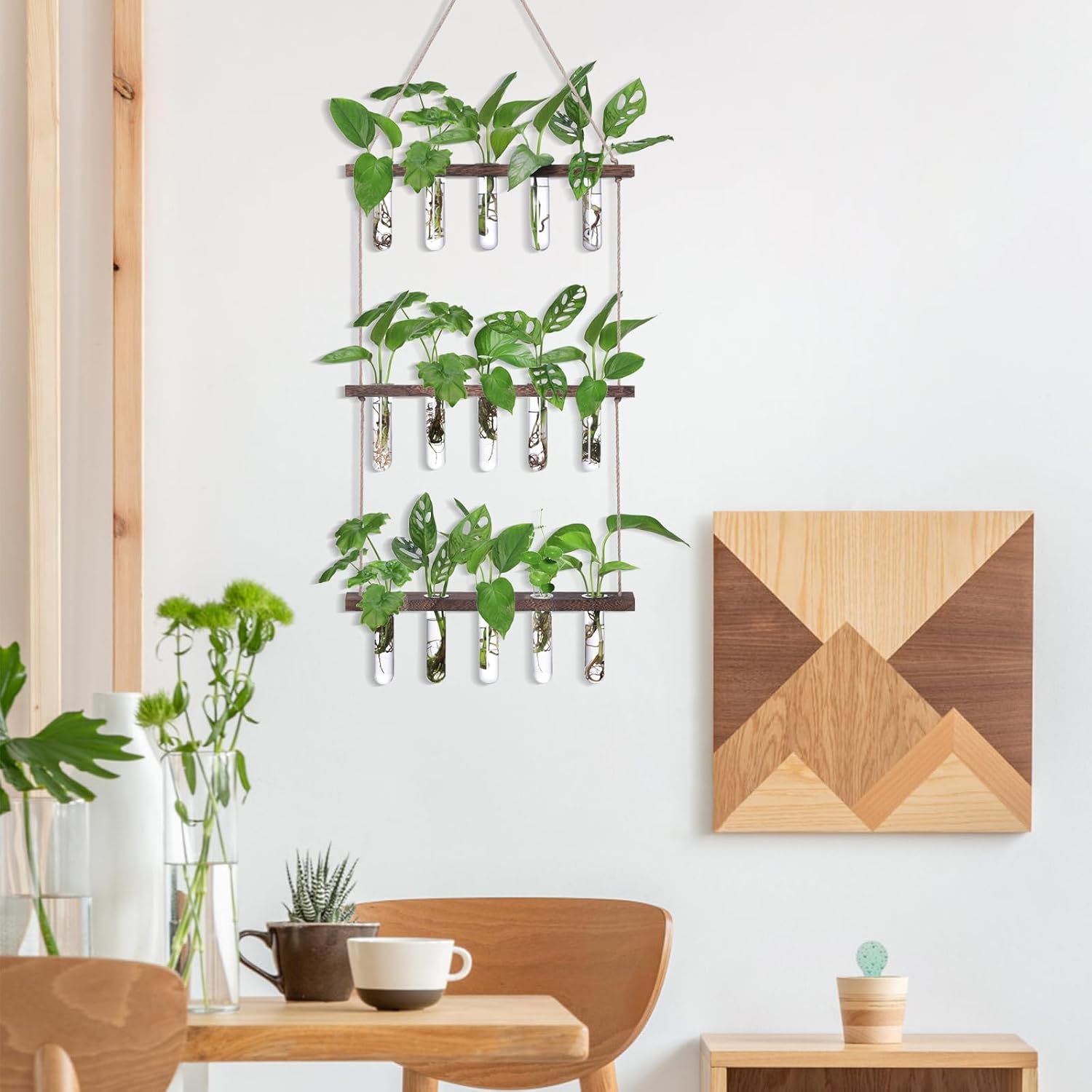Detalle 2 de XXXFLOWER Wall Hanging Propagation Station 15 test tubes