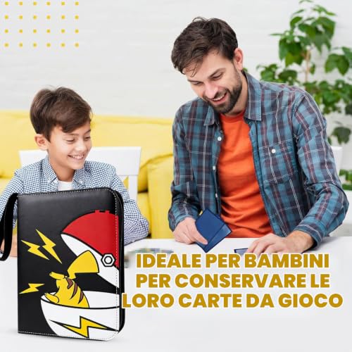 Detalle 1 de Album per Carte Zynxel – Raccoglitore PU, 50 Pagine, Capacità 400 Carte