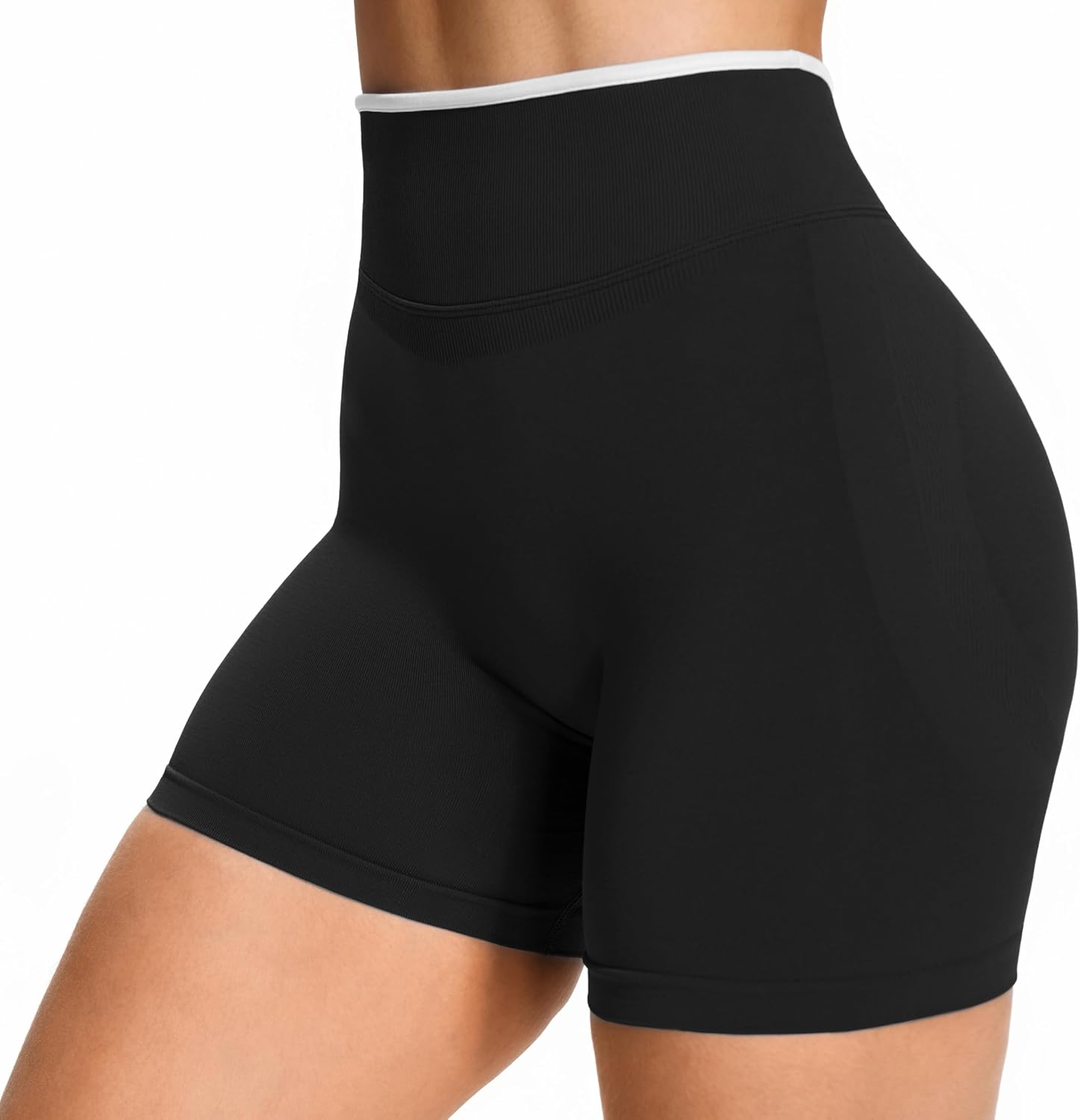 Thumbnail 1 de JOYSPELS Gym Shorts for Women UK: Seamless Scrunch Bum, High Waist Activewear