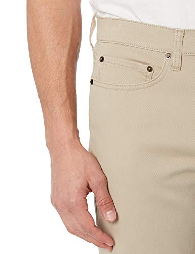 Detalle 2 de Amazon Essentials Vaqueros Ajustados 34W/32L marrón caqui