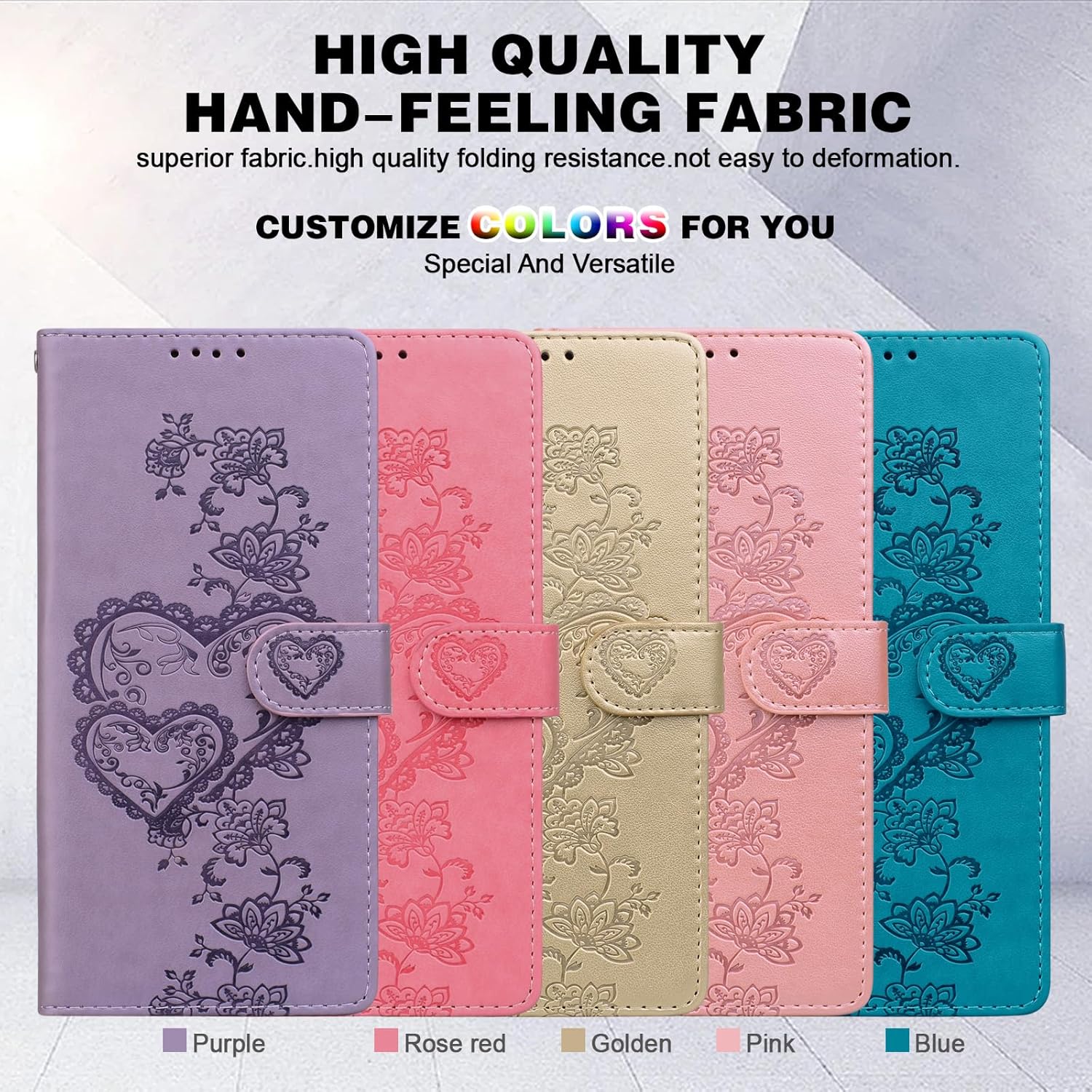 Thumbnail 6 de BOLELAW Klapphülle für Motorola Edge 50 Neo mit Magnetverschluss, Kartenfächern und Standfunktion