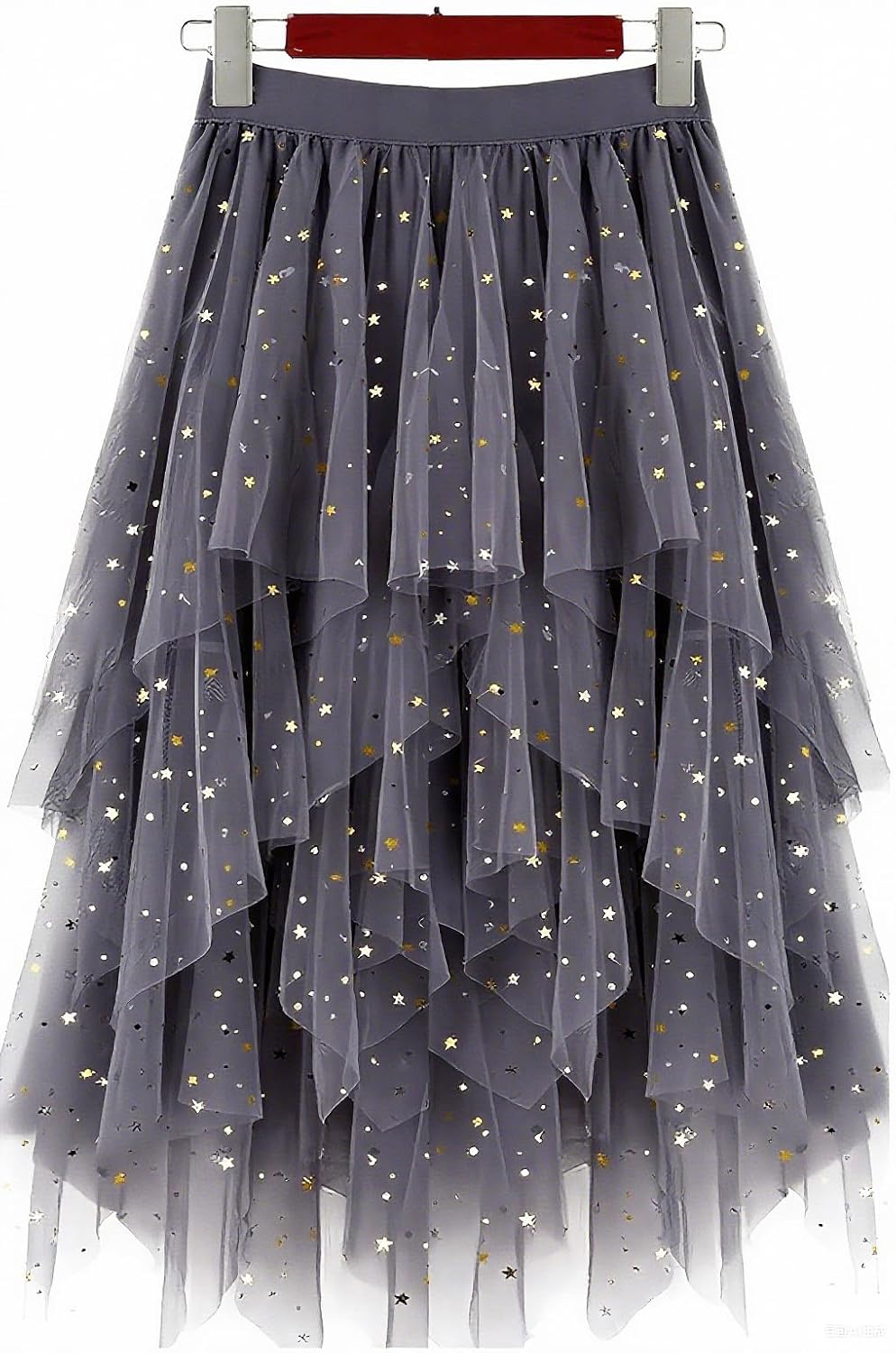Thumbnail 5 de LBKKC Tulle Skirt, Asymmetrical Midi