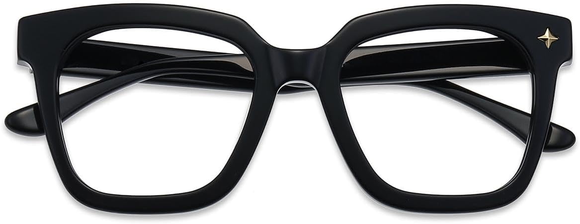 Thumbnail 6 de Firmoo Blaulichtfilter Brille ohne Sehstärke (quadratischer Acetat-Rahmen) für Damen & Herren