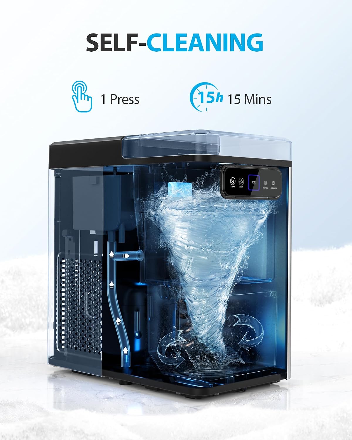 Thumbnail 3 de Aeitto Nugget Ice Maker 40 lbs/day