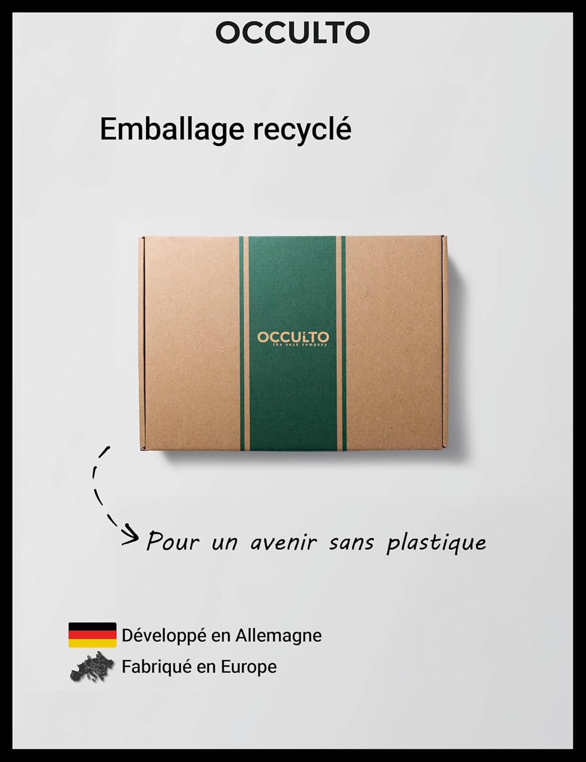 Thumbnail 6 de Occulto Eddy – lot de 2 chaussettes cyclisme homme & femme à design aérodynamique