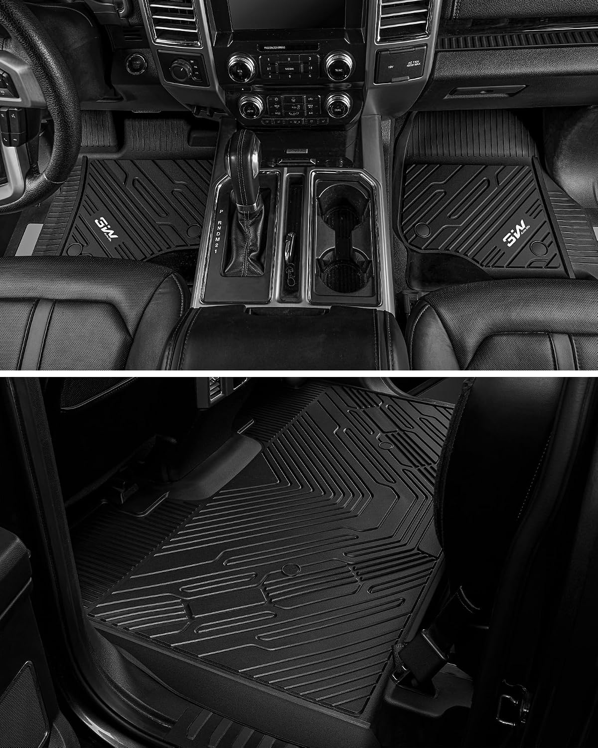 Thumbnail 3 de 3W Custom Fit Floor Mats for Ford F250 2017-2026