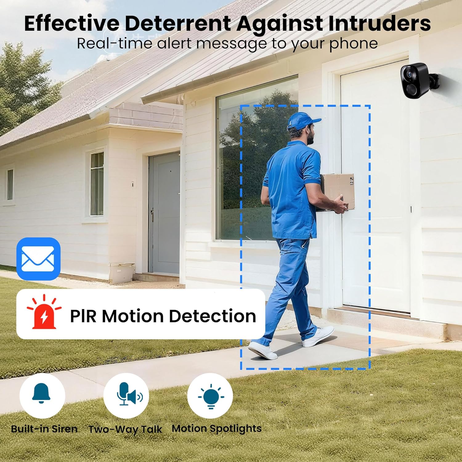 Thumbnail 6 de 2026 Upgraded 2K Wireless Outdoor Security Cameras (2-Pack) with Color Night Vision, Battery Power, and Free Cloud/Local Storage