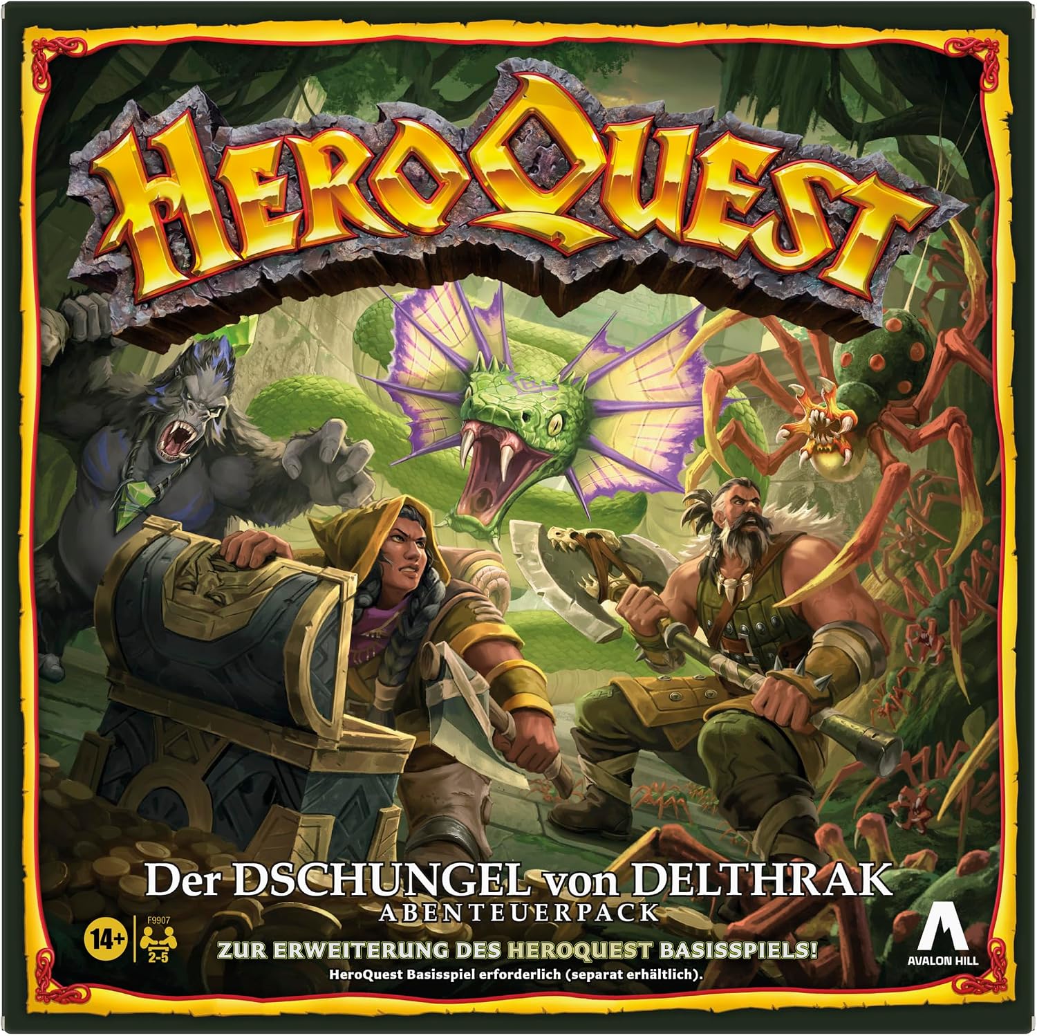 Detalle de HeroQuest Der Dschungel von Delthrak Abenteuerpack