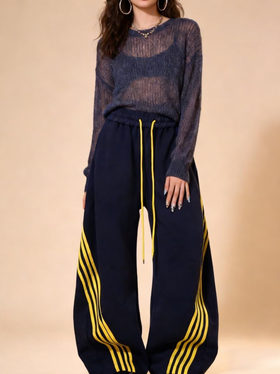 Thumbnail 4 de EMMIOL Women's Sweatpants, Wide-Leg