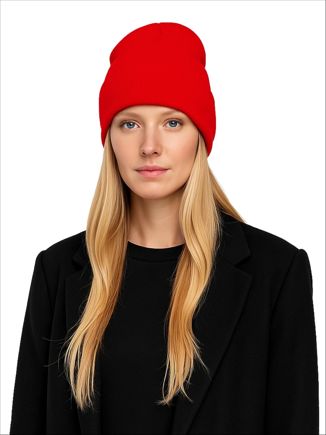 Detalle 2 de DonDon Mütze Beanie klassisch für Winter