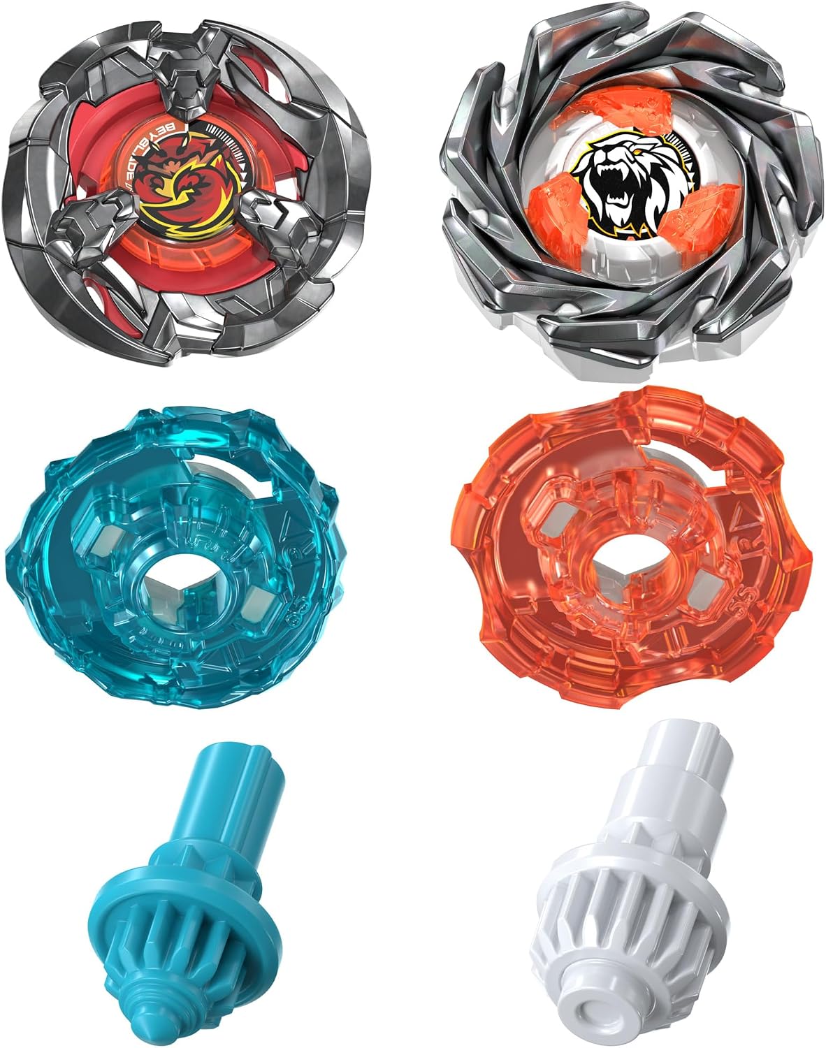 Detalle 1 de Hasbro Beyblade X Clamp Crab 9-65S BX & Crest Leon 4-55A UX duopack