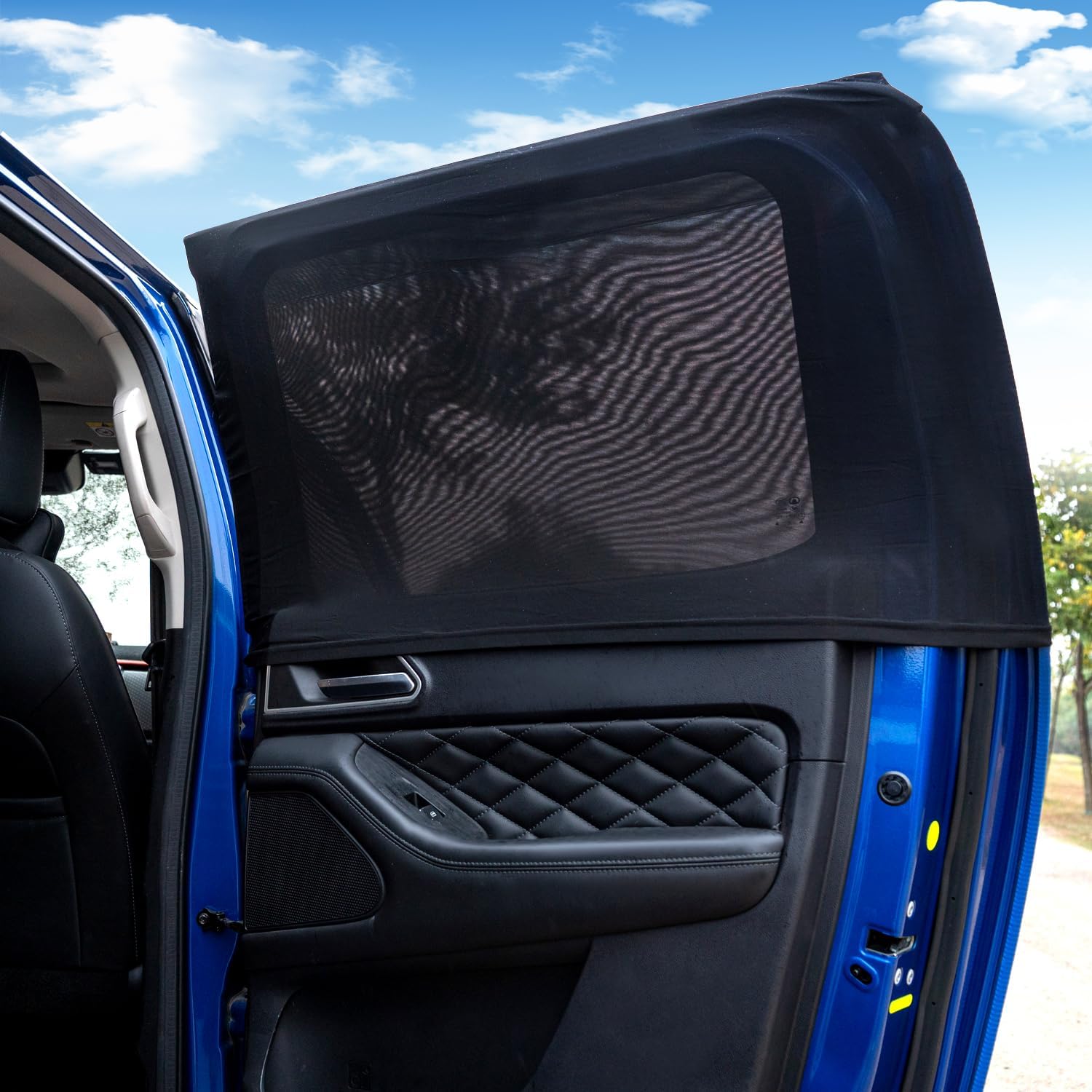 Thumbnail 6 de Yayalovehomee Car Rear Side Window Shades – 2 Pack breathable mesh sun shades for camping, fits 96% of cars