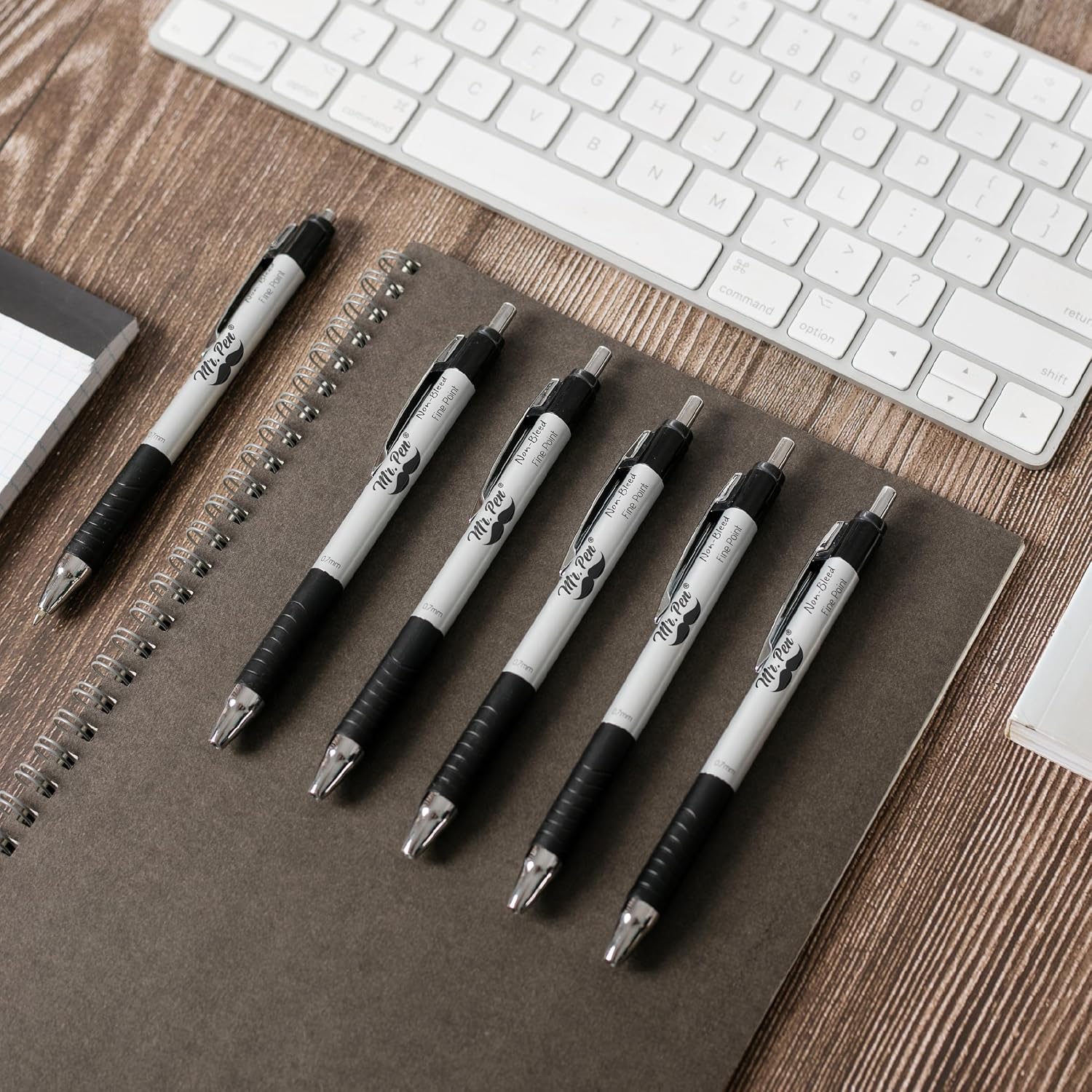Thumbnail 5 de Mr. Pen BB06 Retractable Ballpoint Pens, 6-Pack, Black Ink, 0.7 mm