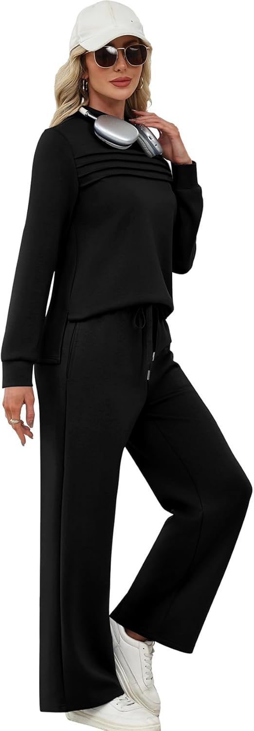 Thumbnail 3 de WIHOLL Two Piece Set Wide Leg Pants S-3XL