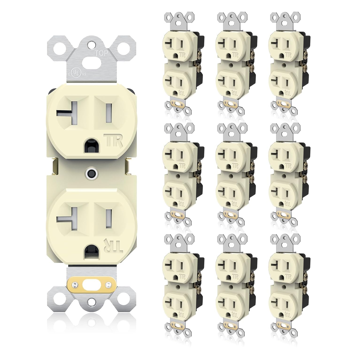 Detalle de TOPELER Duplex Receptacle Outlet 20A