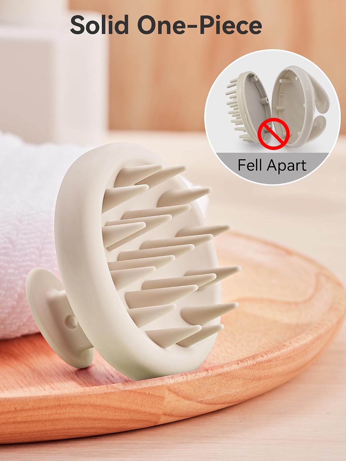 Thumbnail 3 de HEETA Kopfhaut Massagebürste Silikon – Weiche Borsten & integriertes Silikon-Design, für nasses & trockenes Haar