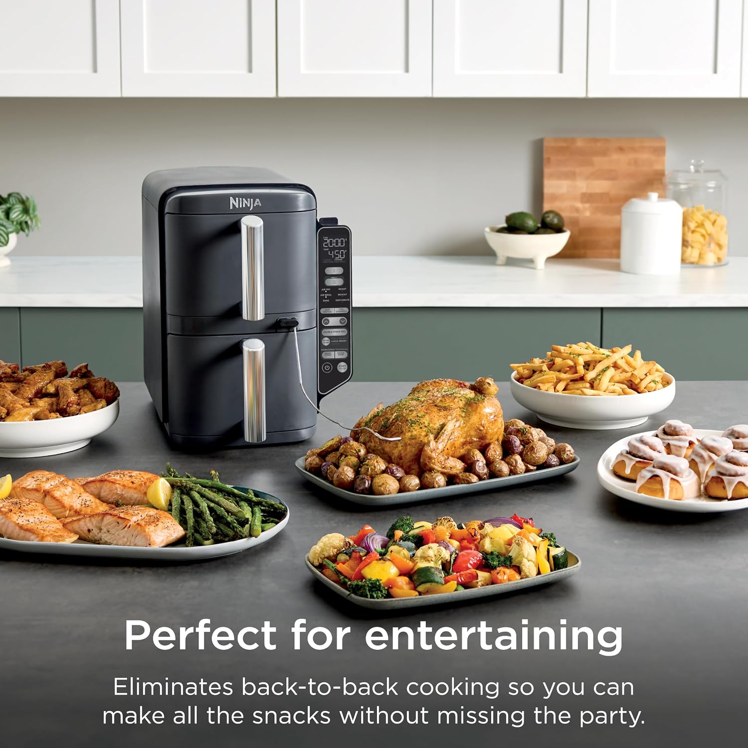 Thumbnail 5 de Ninja DoubleStack XL 10 QT Air Fryer