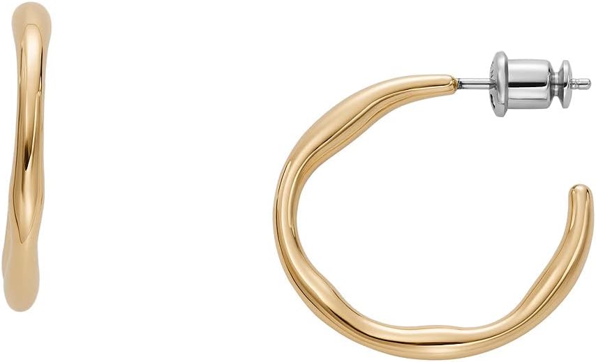 Thumbnail 4 de Orecchini da donna Skagen in acciaio inossidabile con chiusura a perno, tonalità oro