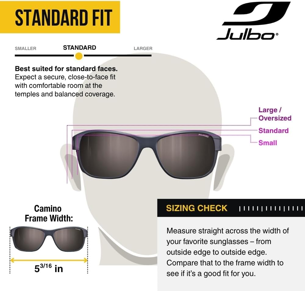 Detalle de Julbo Camino – uniseksowe okulary przeciwsłoneczne do trekkingu