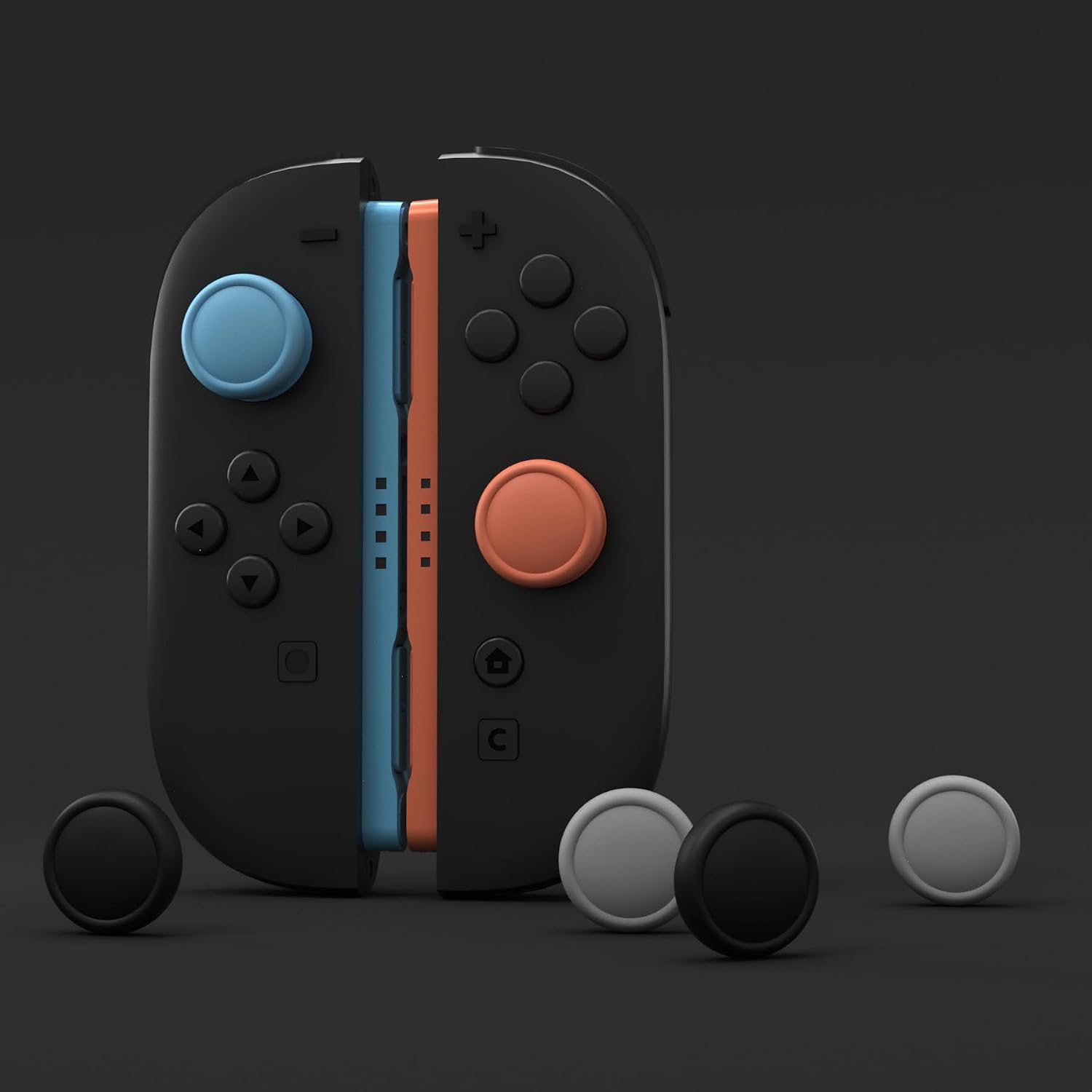 Detalle 2 de PlayVital Thumb Grips for Nintendo Switch 2, 8-pack