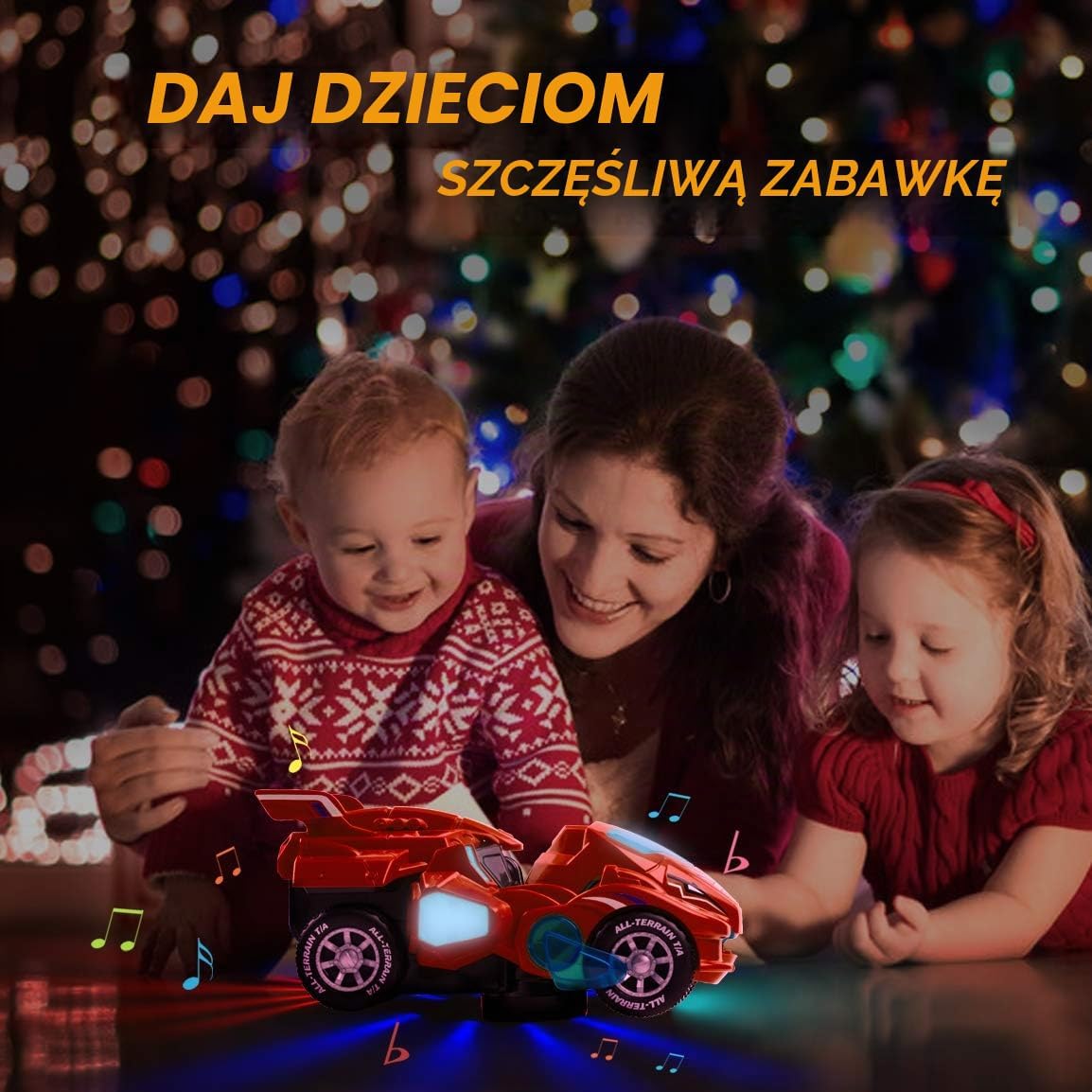 Thumbnail 1 de Highttoy HT020 samochód-dinozaur, automatyczna transformacja, światła i muzyka