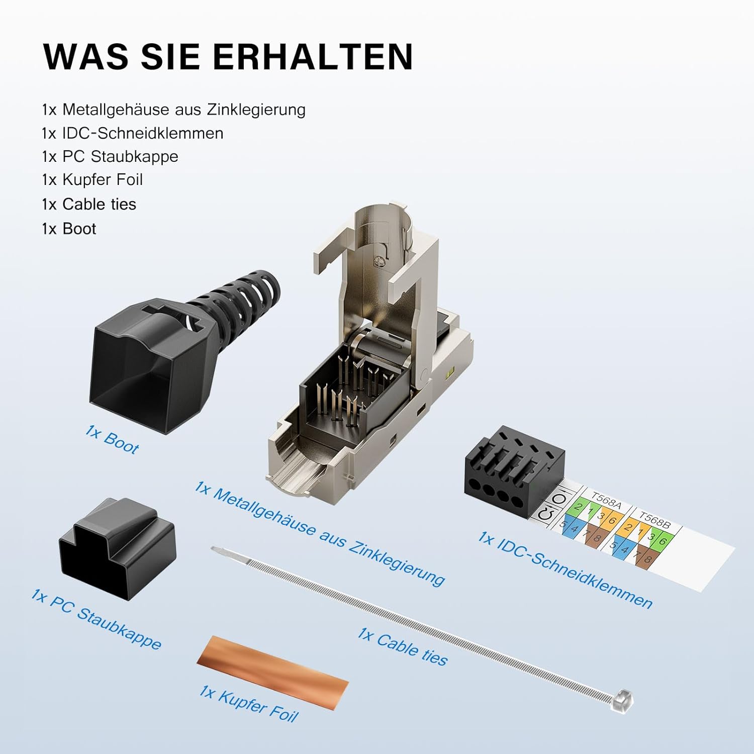 Thumbnail 1 de iwillink RJ45 Stecker 10Gbit/s CAT7
