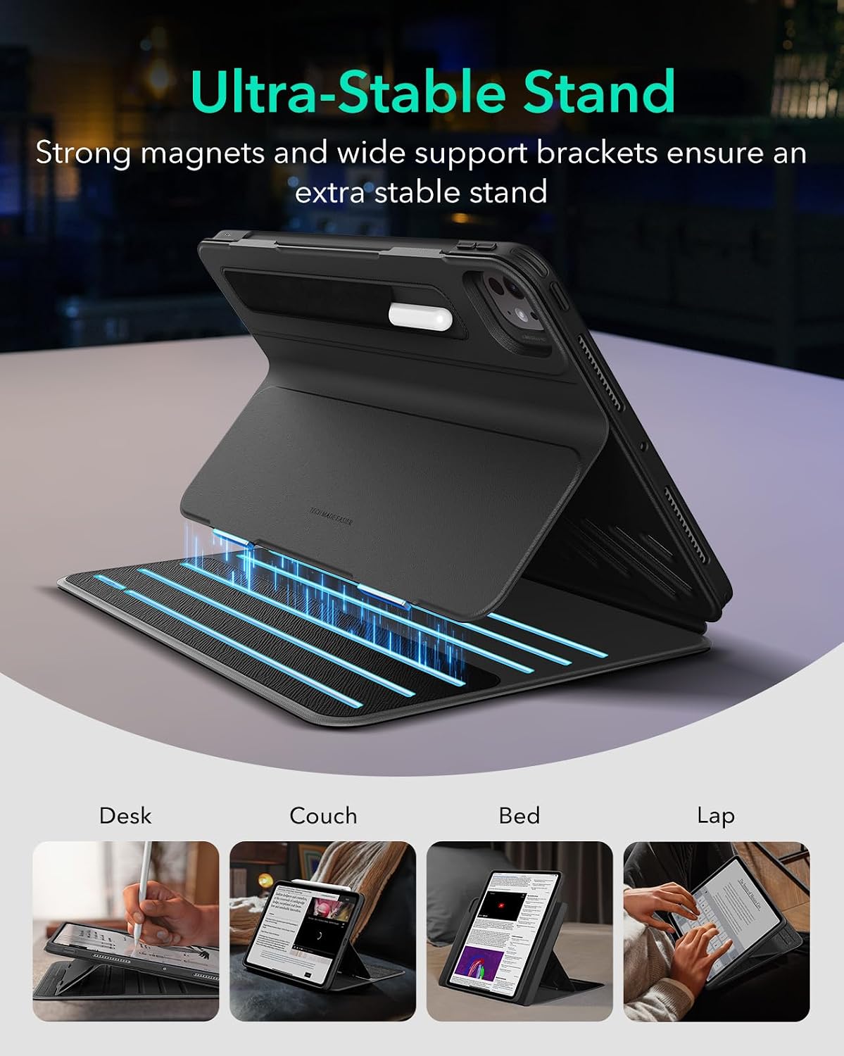 Detalle 2 de ESR iPad Pro 13 Case Rotating Stand
